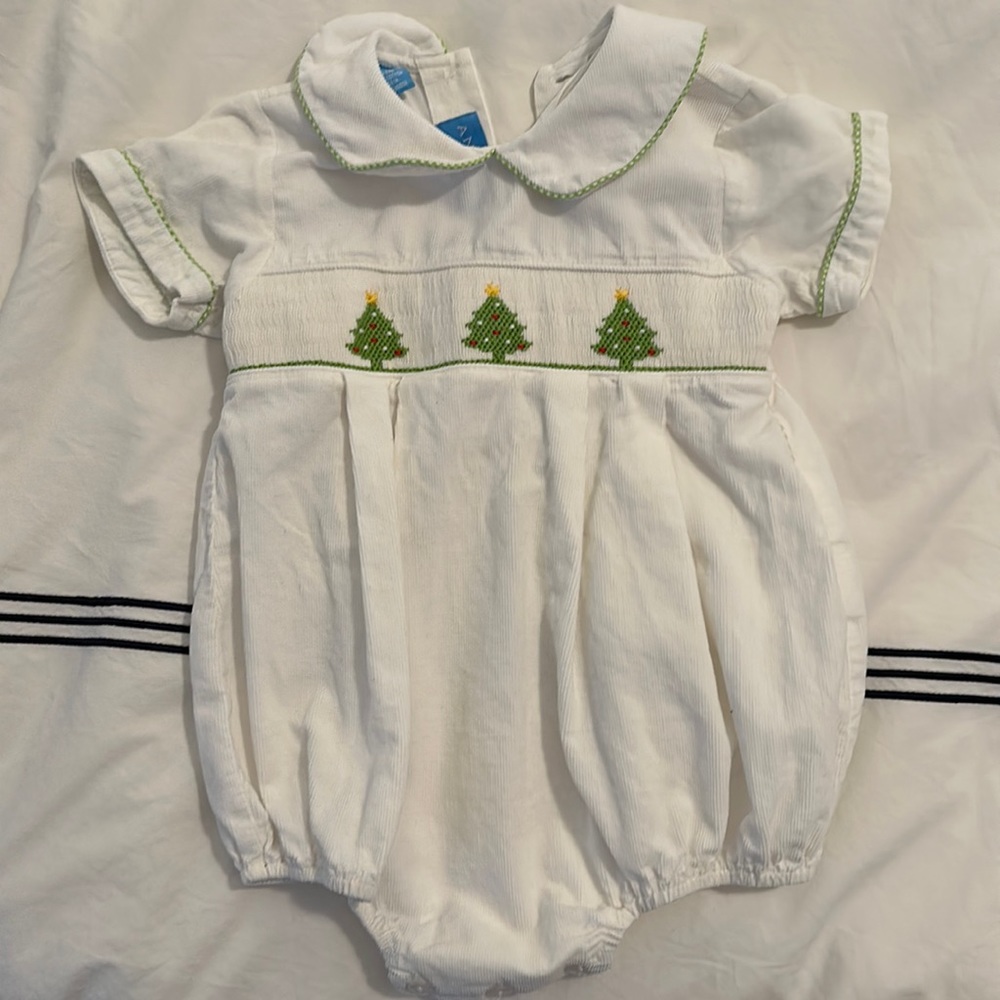 Christmas velvet Bubble 18 month